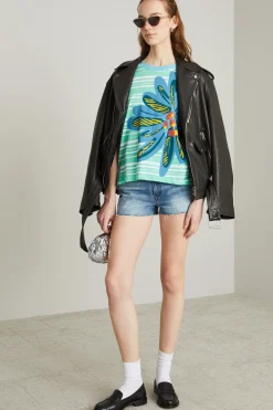 Tshirt oversize - Verde Azzurro
