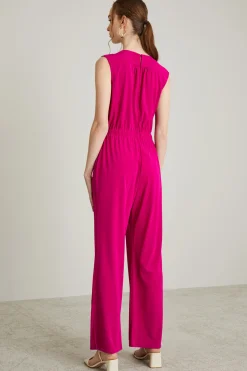 Tuta con coulisse - Fucsia