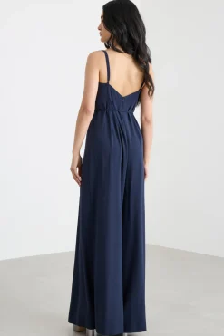 Tuta in crepe - Blu