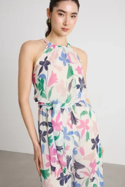 Tuta in georgette - Bianco