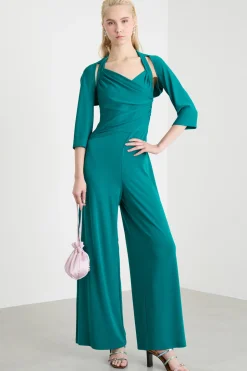 Tuta in jersey con coprispalle - Verde