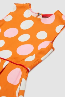 Tuta polka dot BAMBINI - Arancione
